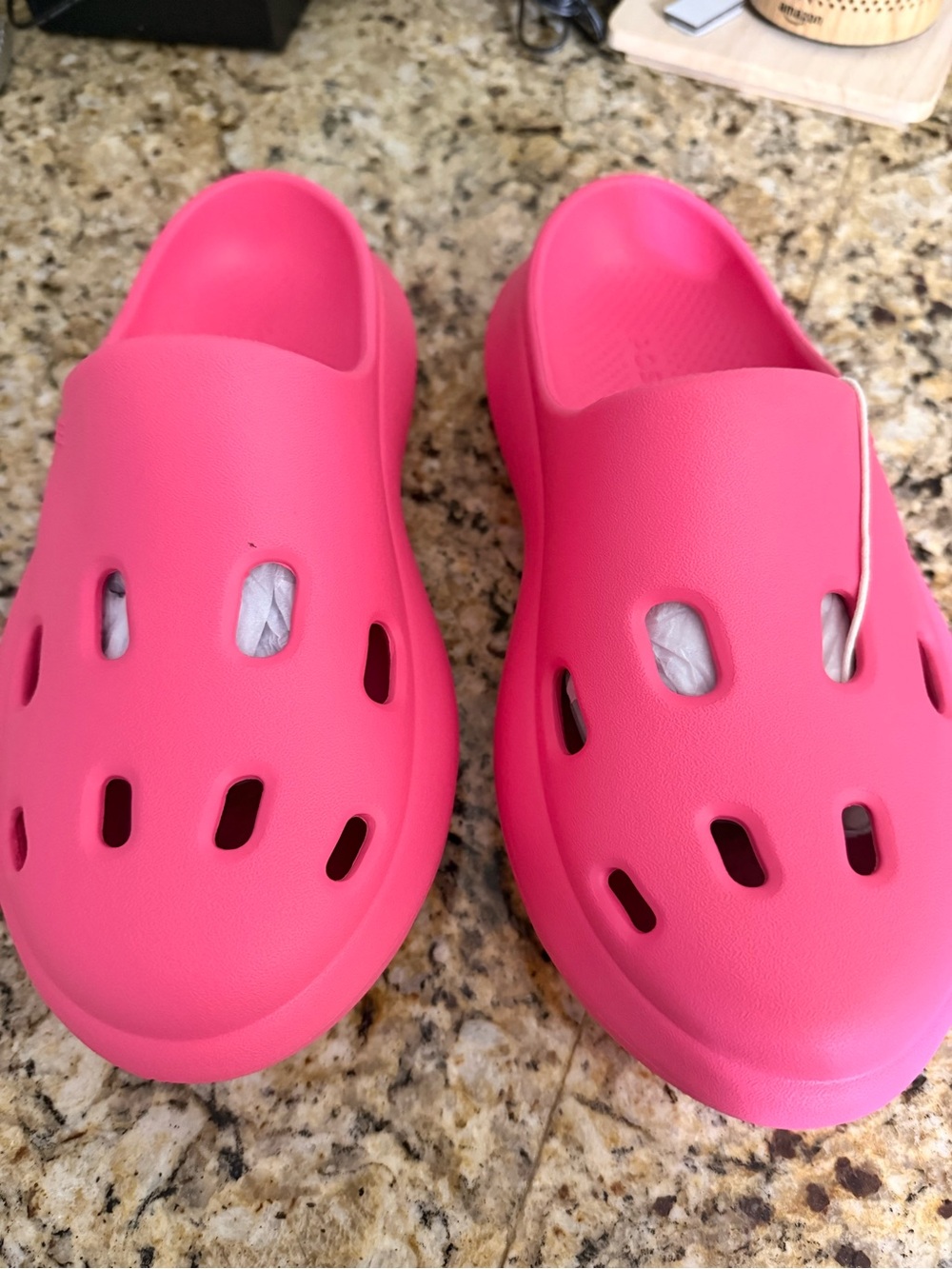 Posse Hot Pink Slip-On Clog Mules